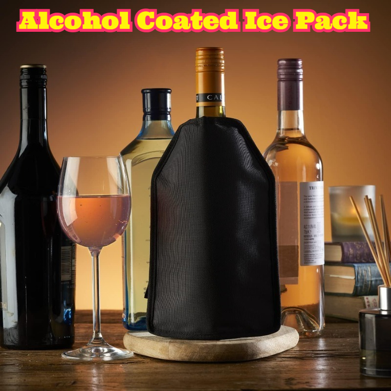 Wine Chiller Sleeve - Nylon Fabric Gel Ice Wine Sleeve