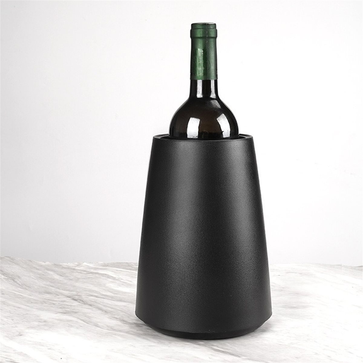 Wine Chiller Sleeve - 2026 Trend Elegant Wine Cooler Black