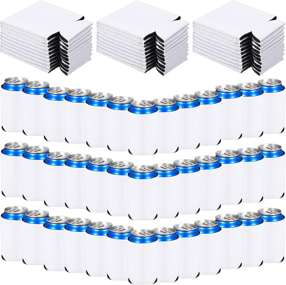 Wine Chiller Sleeve - 10-50 Pcs Blank Can Coolers Bulk