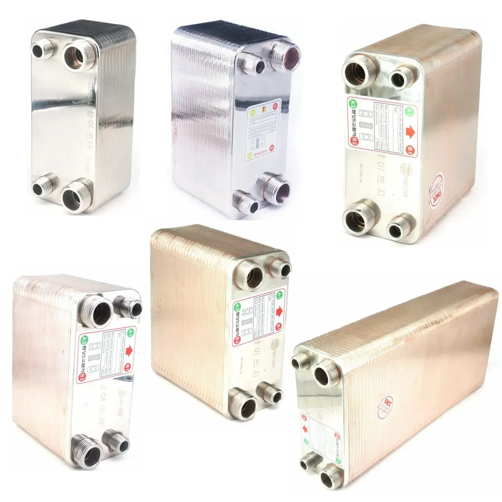 Wine Beer Cooler - 24/32/38/50/60/80/100/120 Plates Wort Chiller Cooler Heat