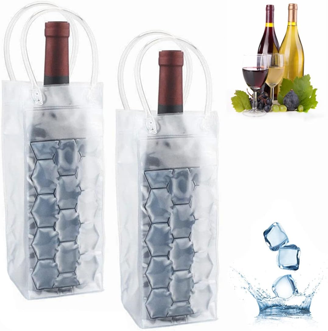 Wine Chiller Sleeve - Ice Wine Bag Holder Champagne Beer