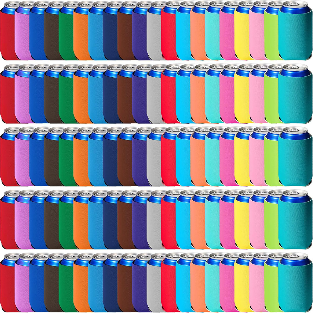 Wine Chiller Sleeve - Bulk Blank Beer Can Cooler Sleeves