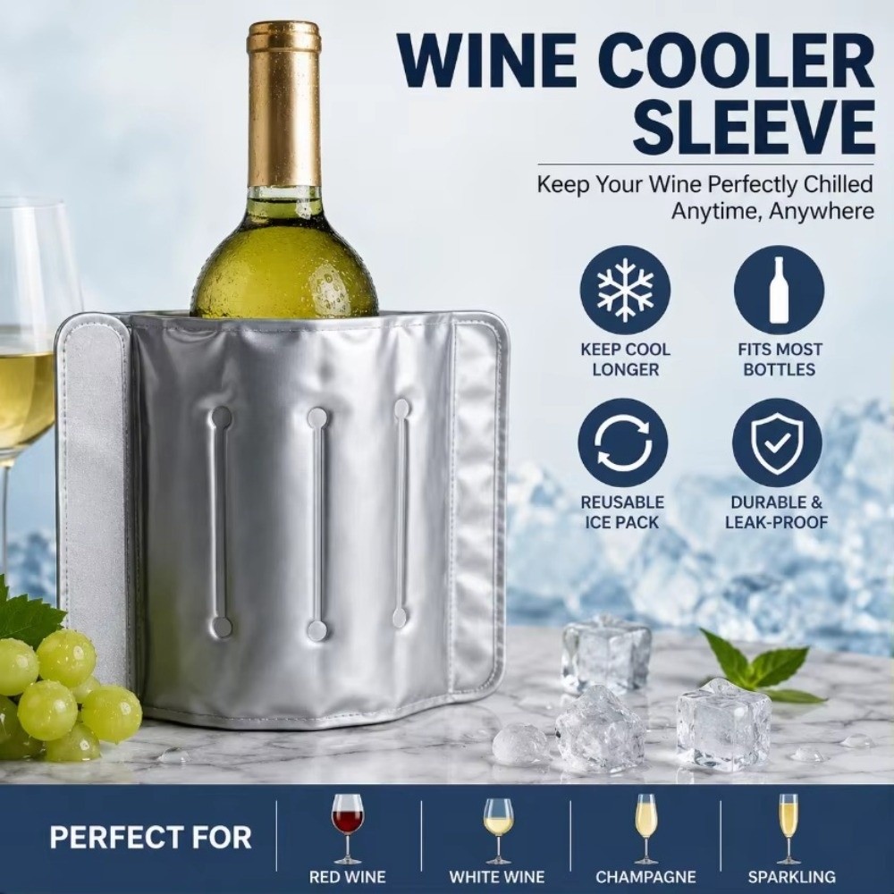 Wine Chiller Sleeve - Rapid 33cm x 18cm Wine Cooler