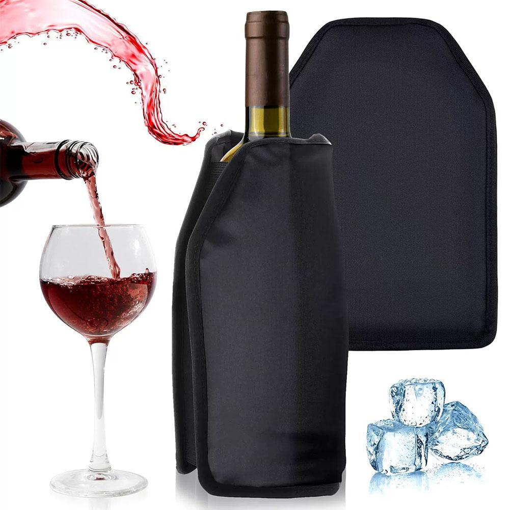 Wine Chiller Sleeve - Wine Cooling Holder Ice Bag Jelly