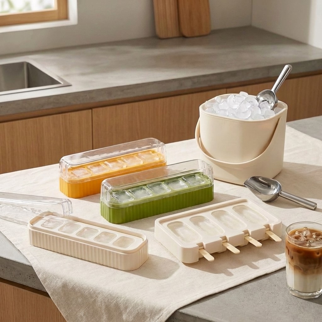 Mini Plastic Ice Cube Tray Wit - Wine Beer Cooler 评论和价格
