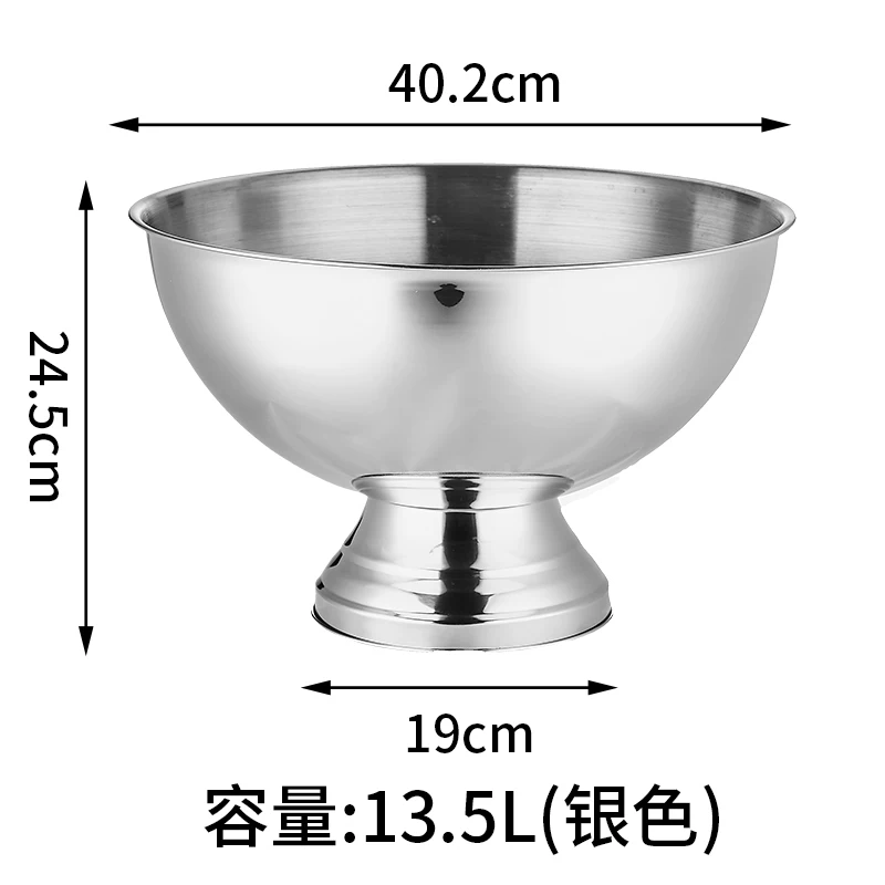 Large Stainless Steel Ice Buck - Wine Beer Cooler 评论和价格