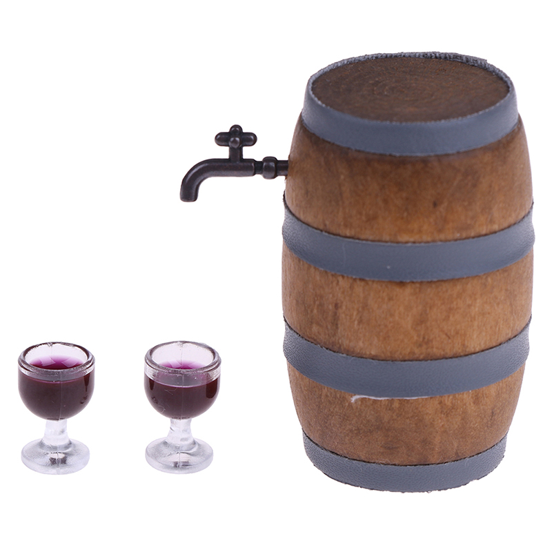 Mini Wooden Red Wine Barrel Mi - Wine Y Beer 评论和价格