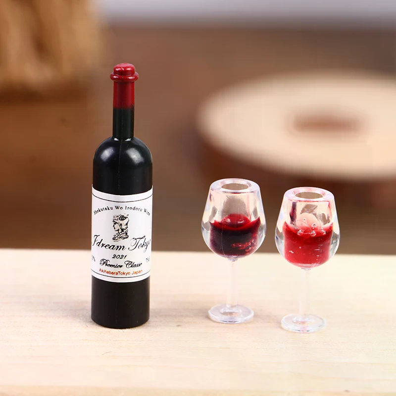 5Pcs 1:12 Dollhouse Miniature  - Wine Y Beer 评论和价格