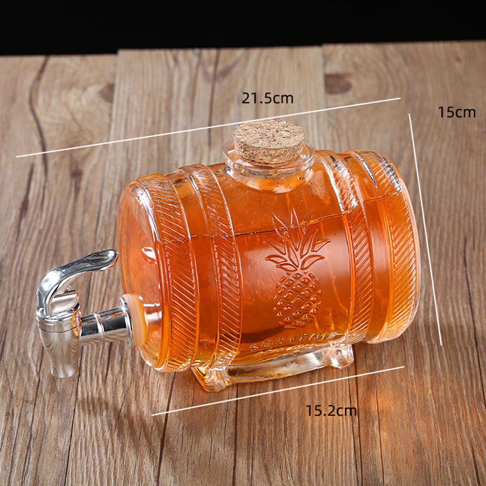 Premium Glass Barrel Dispenser - Wine Beer And Spirit 评论和价格