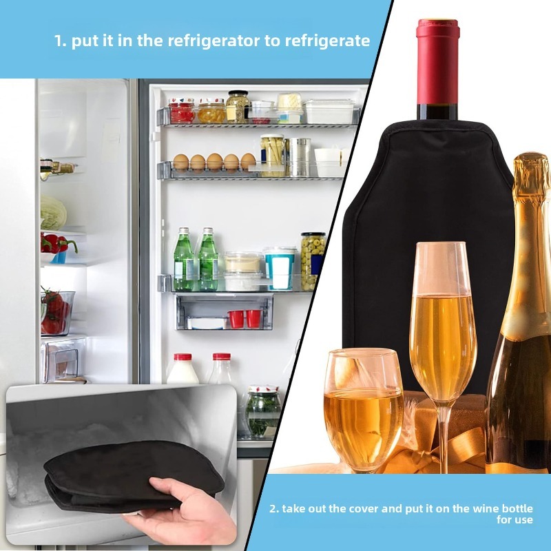 Nylon Fabric Gel Ice Wine Slee - Wine Chiller Sleeve 评论和价格