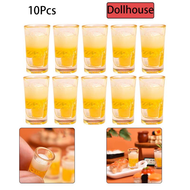 10pcs Miniature Toy Kitchen Be - Wine Y Beer 评论和价格