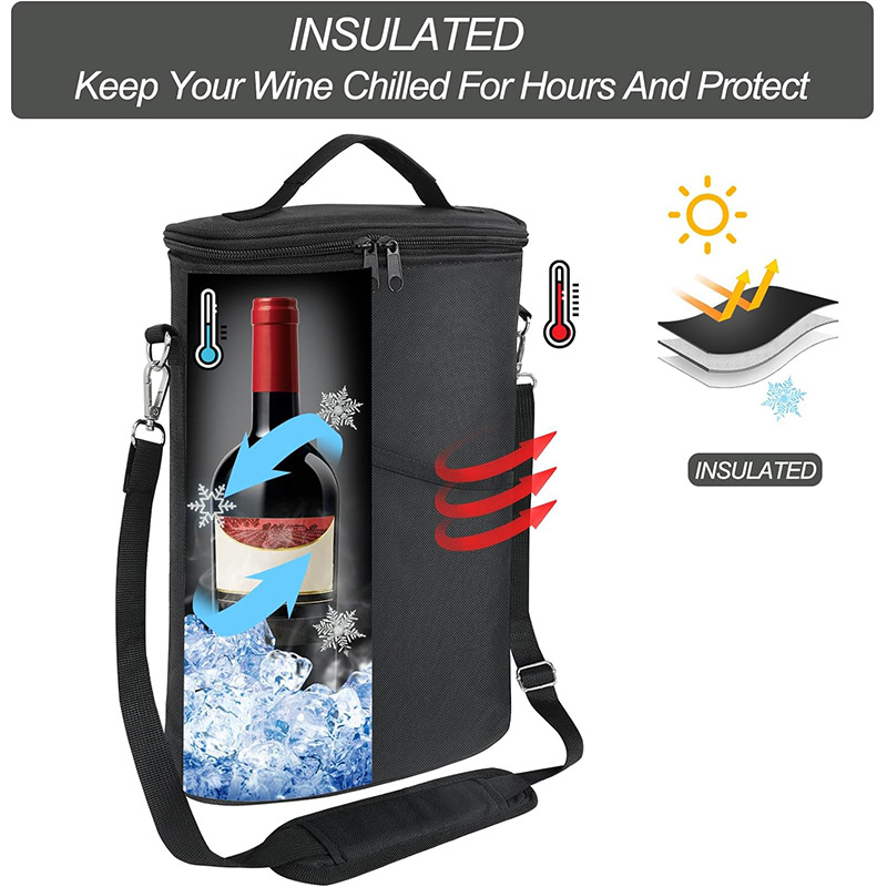 Wine Bottle Bag Soft Cooler Wi - Wine Chiller Sleeve 评论和价格