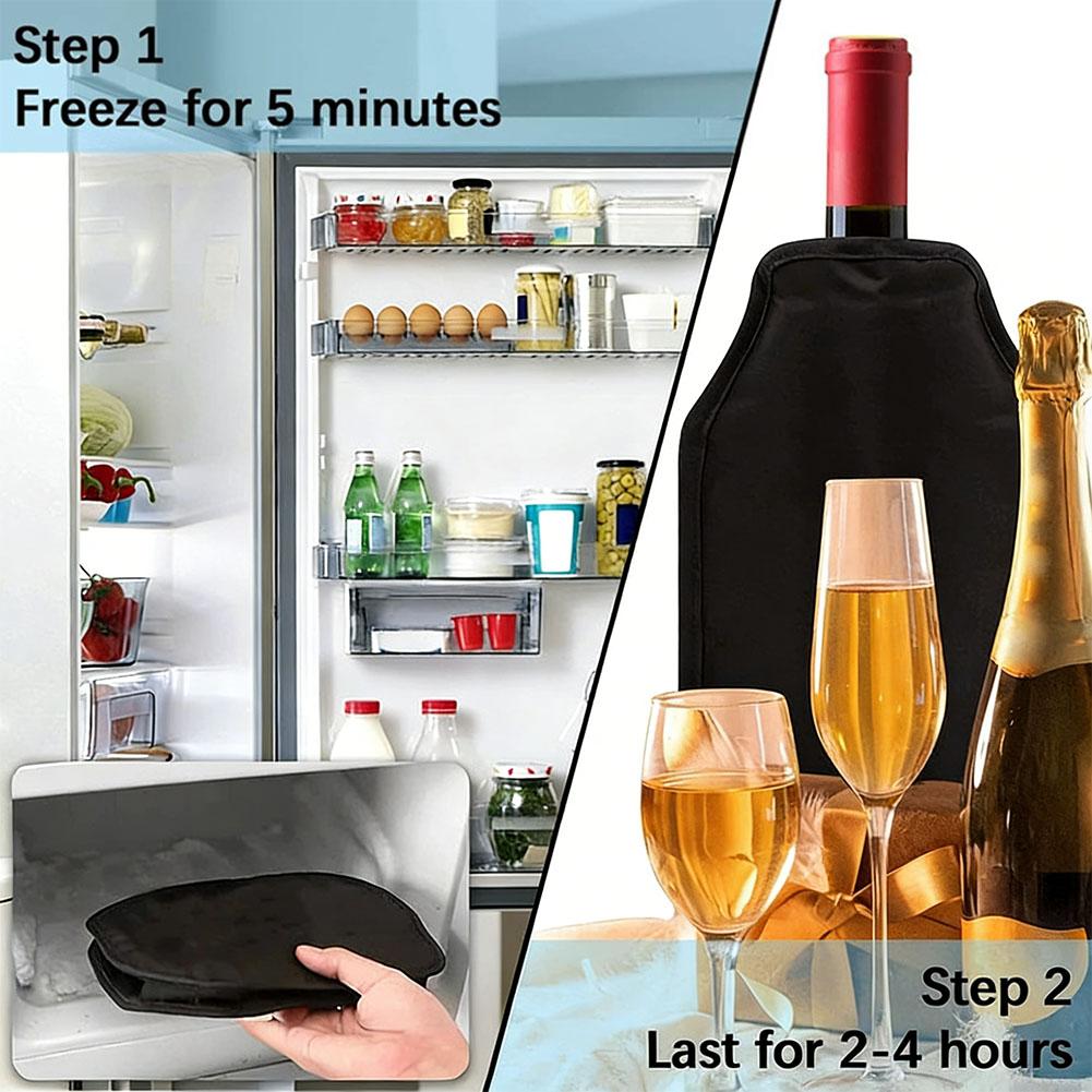 Ice Wine Cooler Sleeve Reusabl - Wine Chiller Sleeve 评论和价格