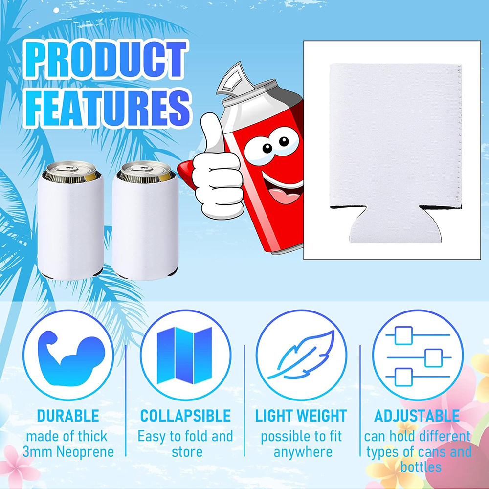 10-50 Pcs Blank Can Coolers Bu - Wine Chiller Sleeve 评论和价格