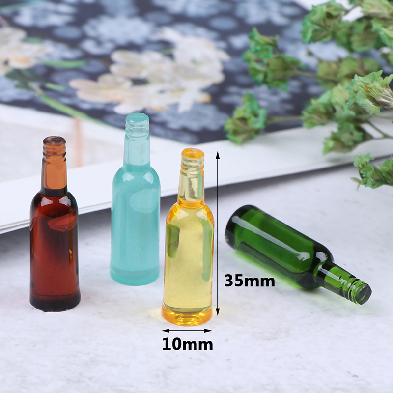 6Pcs 1:12 Dollhouse Miniature  - Wine Y Beer 评论和价格