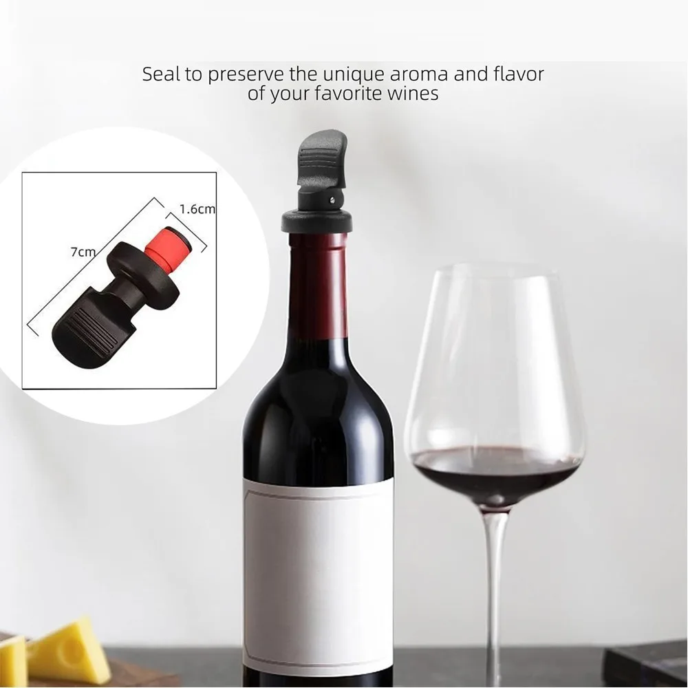 4PackWineBottle Stoppers Whisk - Wine Beer Market 评论和价格