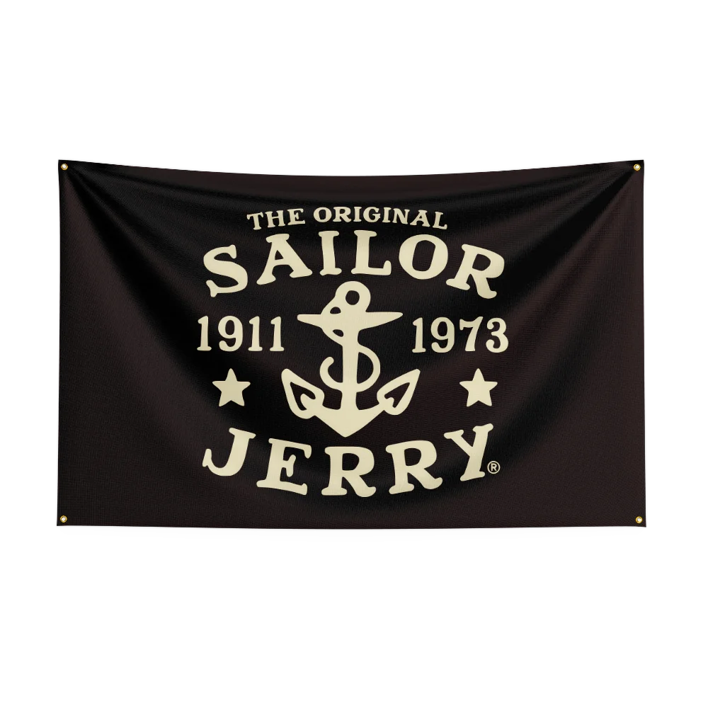 3×5ft S-Sailor Jerrys rum Flag - Wine Beer Rum 评论和价格