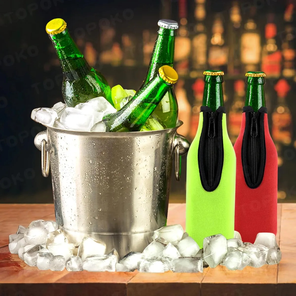 Beer Bottle Insulator Sleeve S - Wine Chiller Sleeve 评论和价格