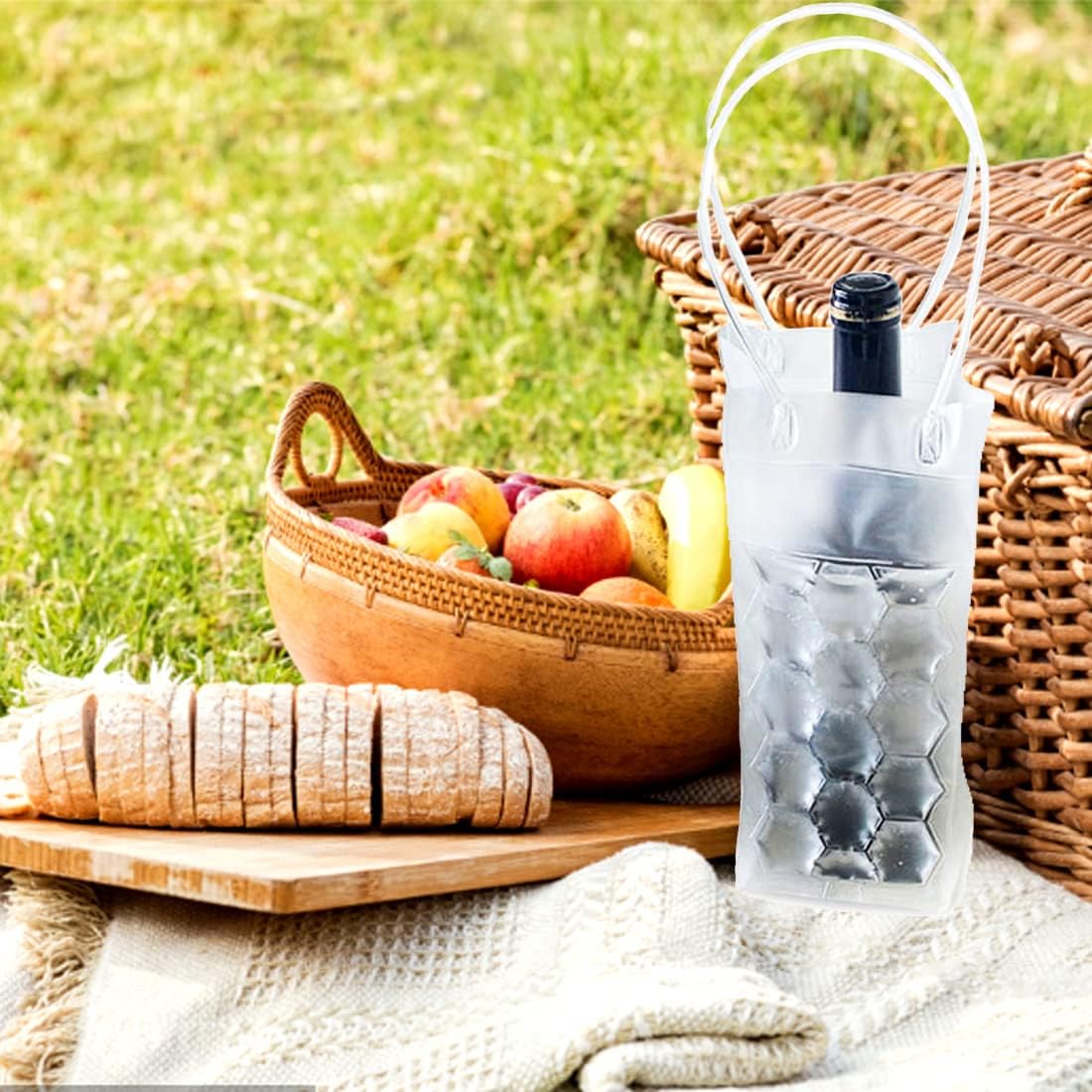 Ice Wine Bag Holder Champagne  - Wine Chiller Sleeve 评论和价格